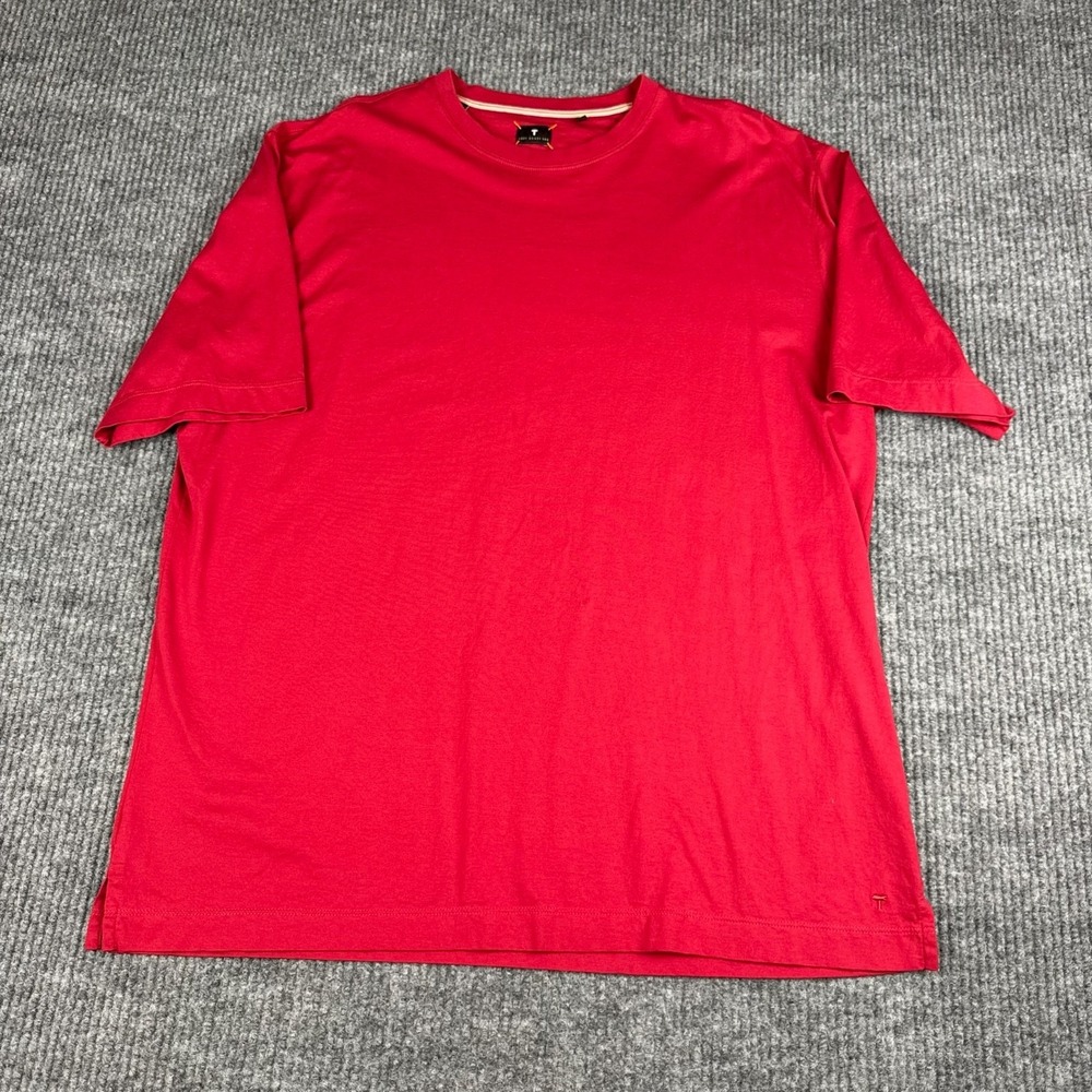 Left Coast Tee T Shirt Mens XXL Pima Cotton Crewneck Made in Peru Red
